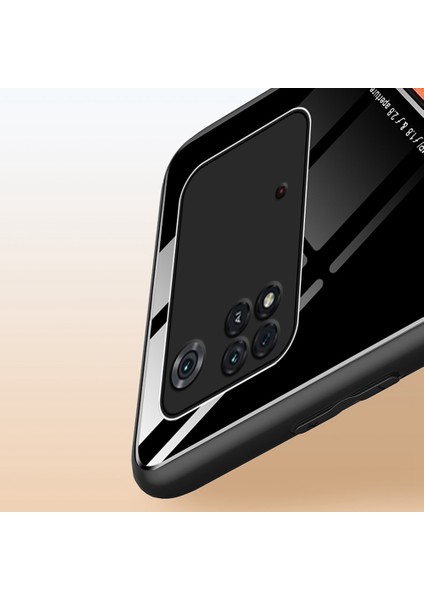 Xiaomi Poco X4 Pro 5g Cep Telefonu Kapağı Dokulu Deri Kaplamalı Pc+Tpu Anti-Fall Anti-Fall Anti Metal Manyetik Plaka Kamera Koruması Arka Kabuk Kapak Blue (Yurt Dışından)
