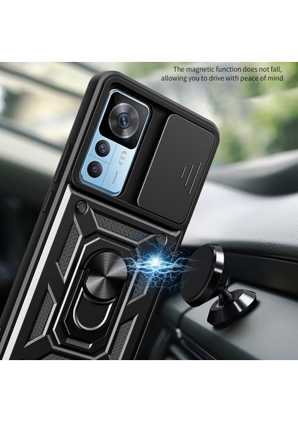 Xiaomi 12T Pro 5g Telefon Kılıfı Eller Serbest Halka Tutucu Kickstand Pc+Tpu Koruyucu Arka Kapak (Yurt Dışından) modelleri