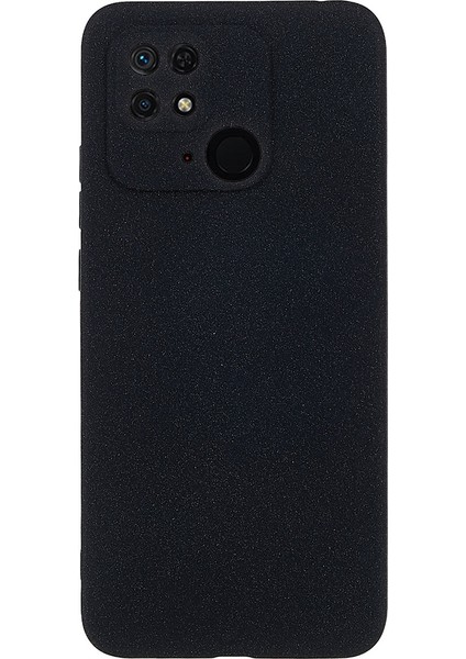 Xiaomi Redmi Için 10C Cep Telefonu Kapağı Çizgi Anti Çift Taraflı Mat Yumuşak Tpu Telefon Koruyucu Kabuk Black (Yurt Dışından)