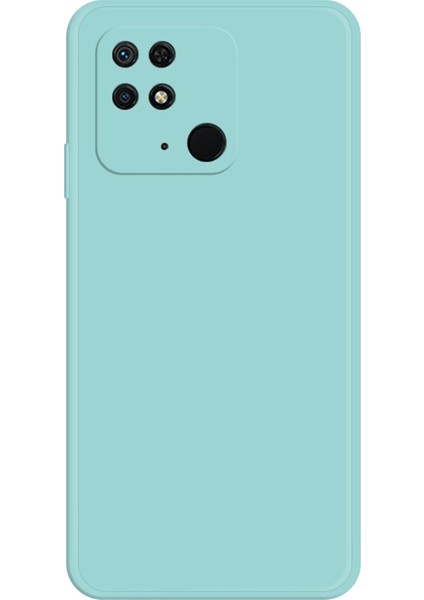 Xiaomi Redmi 10C 4g Düz Kenarlı Ka Tpu Telefon Geri Kılıf Mikrofiber Astar Çizelge Anti-Dalgalı Anti-Drop Cover Cover-Chyan (Yurt Dışından)