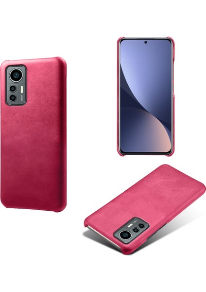Xiaomi Için 12 Lite 5g Giyim Dayanıklı Buzağı Dokulu Pu Deri Kaplama Sabit Pc Anti-Drop Cep Telefon Kılıfı Kapak-Rose (Yurt Dışından) fiyatları