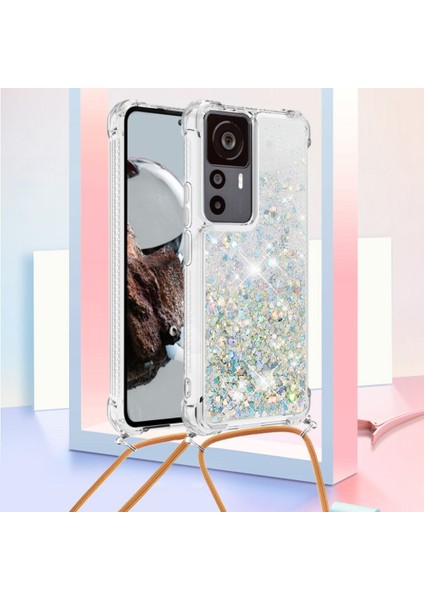 Xiaomi 12T 5G/12T Pro 5g/redmi K50 Ultra 5g Quicksand ve Hızlı ve Damla Kanıtı Tpu Koruyucu Telefon Kapağı Kradard-Silver/kalpler (Yurt Dışından) fiyatları