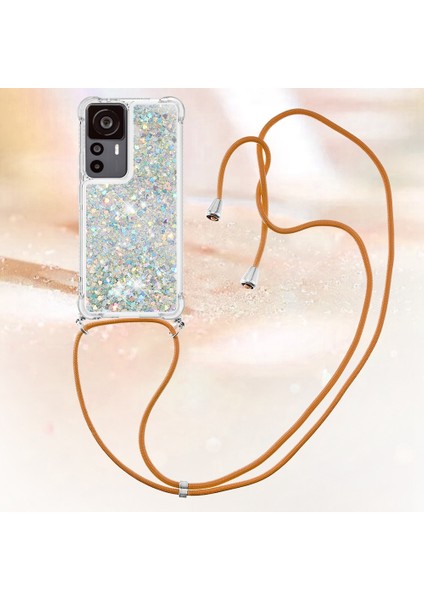 Xiaomi 12T 5G/12T Pro 5g/redmi K50 Ultra 5g Quicksand ve Hızlı ve Damla Kanıtı Tpu Koruyucu Telefon Kapağı Kradard-Silver/kalpler (Yurt Dışından) modelleri