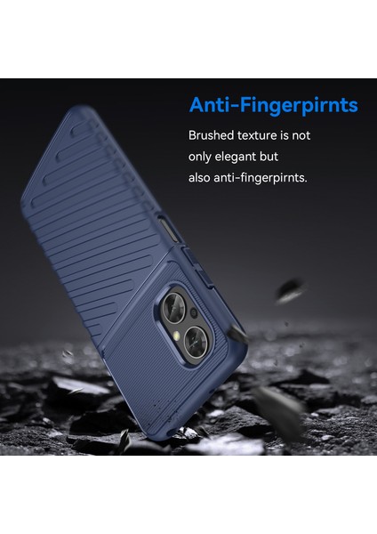 Xiaomi Poco M5 Için 4g Thunder Serisi Kalınlaştırılmış Tpu Damla Geçirmez Telefon Kılıfı Twill Doku Slip Anti-Slip Koruyucu Kapak Mavisi (Yurt Dışından) fırsatları