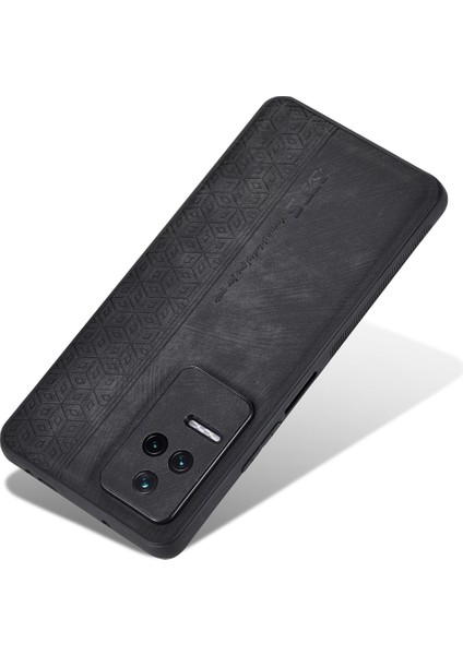 Xiaomi Için Poco F4 5g/redmi K40S 5g Baskılı Pot Desen Kaplamalı Tpu Kapak Anti-Slip Yan Kenar Damla Geçirmez Telefon Kılıfı Black (Yurt Dışından) fırsatları