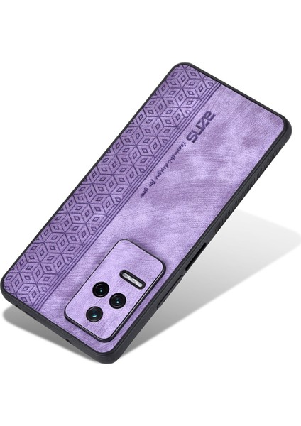 Xiaomi Için Poco F4 5g/redmi K40S 5g Baskılı Pot Deri Kaplamalı Tpu Kapak Anti-Slip Yan Kenar Damla Geçirmez Telefon Vaka-Doğru (Yurt Dışından) fırsatları