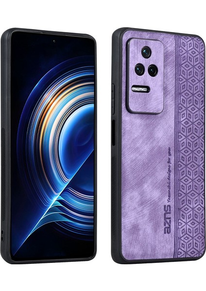 Xiaomi Için Poco F4 5g/redmi K40S 5g Baskılı Pot Deri Kaplamalı Tpu Kapak Anti-Slip Yan Kenar Damla Geçirmez Telefon Vaka-Doğru (Yurt Dışından) indirimleri