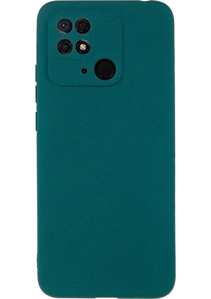 Xiaomi Redmi Için 10C Cep Telefonu Kapağı Çizgi Anti Çift Taraflı Mat Yumuşak Tpu Telefon Koruyucu Kabuk Yeşili (Yurt Dışından)