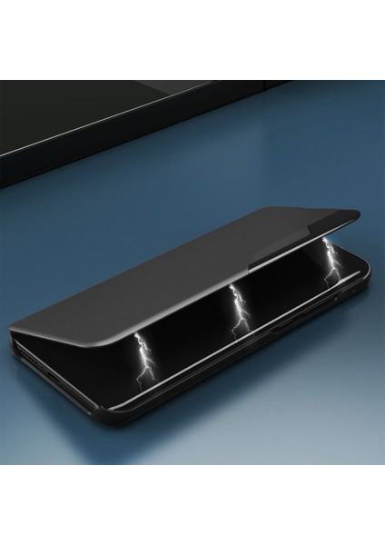 Xiaomi Için Poco M4 Pro 4g Görünüm Pencere Pu Deri Dergi Kılıf Standının Tam Vücut Koruyucu Kapak-Kırmızısı (Yurt Dışından) modelleri