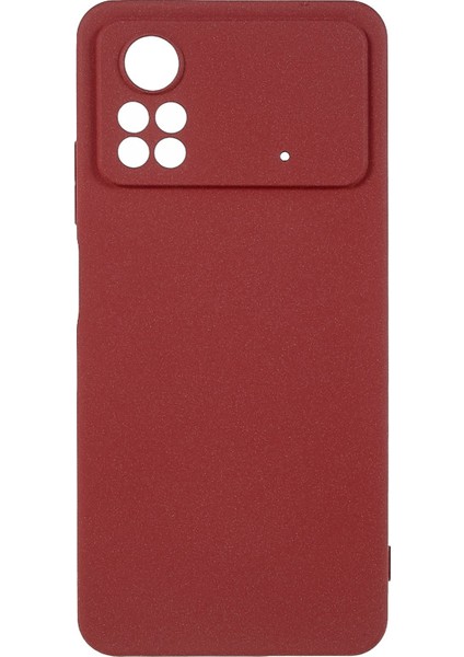 Xiaomi Poco X4 Pro 5g Önem Anti-Fingerprint Tpu Telefon Geri Kapak Çift Taraflı Mat Telefon Kılıfı Kabuk Kırmızısı (Yurt Dışından) fiyatları