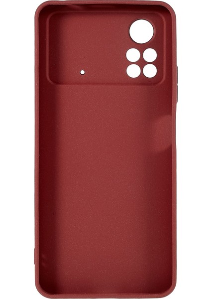 Xiaomi Poco X4 Pro 5g Önem Anti-Fingerprint Tpu Telefon Geri Kapak Çift Taraflı Mat Telefon Kılıfı Kabuk Kırmızısı (Yurt Dışından) fırsatları