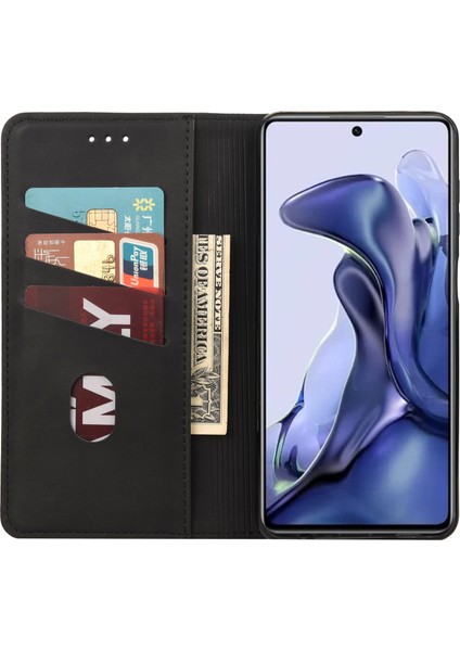 Xiaomi Için Poco X4 Pro 5g Ekleme Pu Deri Telefon Kılıfı Tam Koruma Cilt Duygu Dokunmatik Dokunma Stand Flip Cüzdan Kapak Black (Yurt Dışından) fiyatları