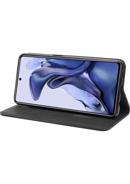 Xiaomi Için Poco X4 Pro 5g Ekleme Pu Deri Telefon Kılıfı Tam Koruma Cilt Duygu Dokunmatik Dokunma Stand Flip Cüzdan Kapak Black (Yurt Dışından) modelleri