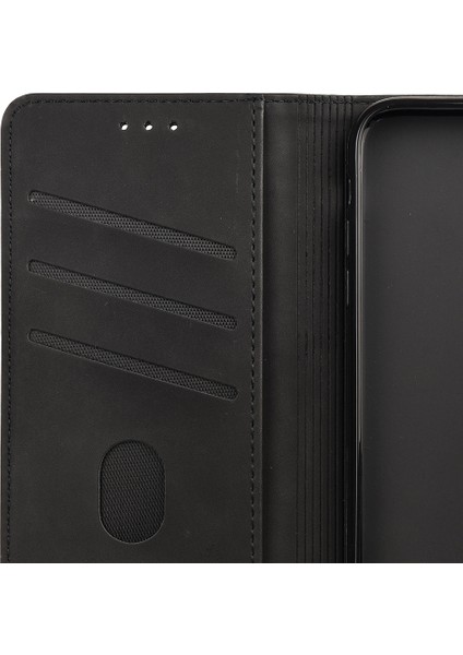 Xiaomi Için Poco X4 Pro 5g Ekleme Pu Deri Telefon Kılıfı Tam Koruma Cilt Duygu Dokunmatik Dokunma Stand Flip Cüzdan Kapak Black (Yurt Dışından) indirimleri
