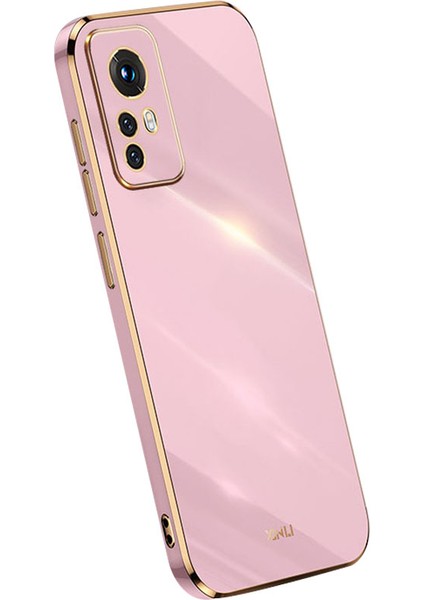 Xiaomi Için Xinli 12 Lite 5g Yumuşak Tpu Telefon Kılıfı, Şok Geçirmez Elektraplama Tam Kamera Lens Koruma Kapak Morası (Yurt Dışından)