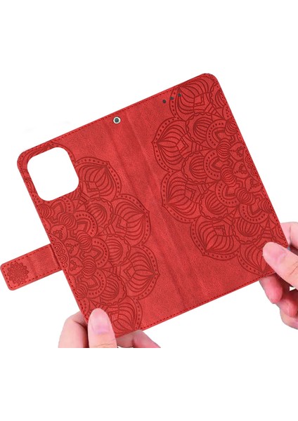 Xiaomi Için Redmi A1 4g/a2 4g Koruyucu Telefon Kapağı Baskılı Mandala Çiçek Pu Deri+Yumuşak Tpu Anti-Çizelge Telefon Kılıf Kedisi (Yurt Dışından) fırsatları
