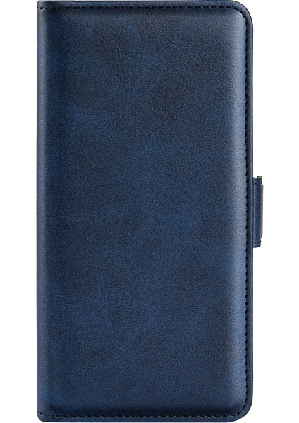 Xiaomi Için Redmi Note 11E 5g/redmi 10 5g/redmi 10 Prime+ 5g Dokulu Pu Deri+ Tpu Çift Koruma Telefon Kılıfı Şok Geçirmez Stand Cüzdan Tasarım Telefon Kabuk Mavisi (Yurt Dışından)
