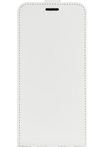 Xiaomi Için Poco C40 4g Dikey Flip Telefon Anti-Damla Kılıf Çılgın At Doku Kartı Tutucu Deri Koruyucu Kapak-Beyaz (Yurt Dışından)