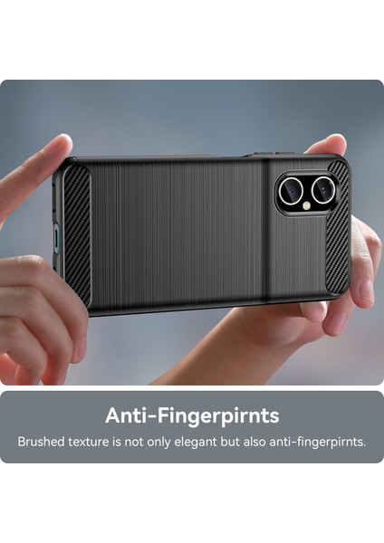 Xiaomi Poco M4 Için 5g Dayanıklı Tpu Cep Telefonu Kılıfı Karbon Fiber Doku Fırçalanmış Yüzey Giyim Dayanıklı Kapak Siyahı (Yurt Dışından) fırsatları