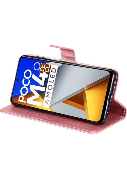 Xiaomi Için Poco M4 Pro Cüzdan Stand Özelliği Pu Deri Telefon Kılıfı Manyetik Tokalı Cep Pep Şok Geçirmez (Yurt Dışından) fırsatları
