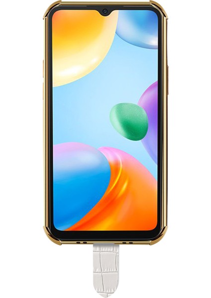 Xiaomi Redmi Için 10C Elektrapılaşma Timsah Doku Pu Deri Kaplamalı Tpu Kılıf El Kayışı Kickstand Telefon Kapak Sarı (Yurt Dışından) fırsatları
