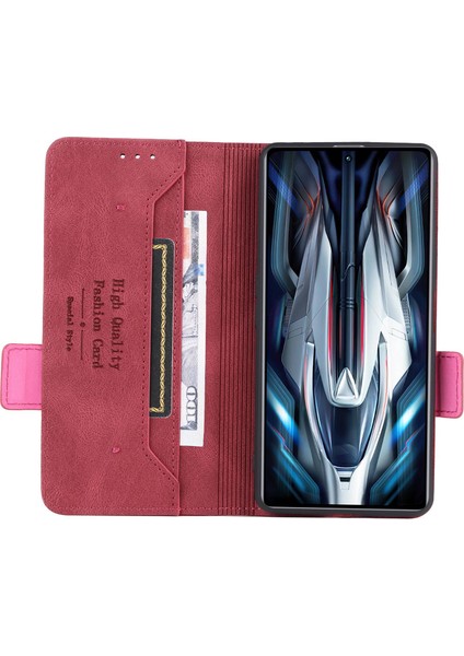 Xiaomi Için Poco F4 Gt/redmı K50 Pu Pu Pu Deri Yan Manyetik Kılıf Kılıf Stand Donanım Tasarımı Telefon Kapak-Rose (Yurt Dışından) modelleri