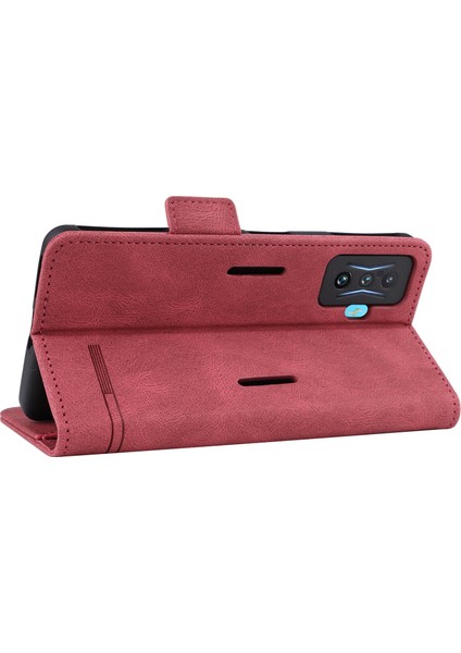 Xiaomi Için Poco F4 Gt/redmı K50 Pu Pu Pu Deri Yan Manyetik Kılıf Kılıf Stand Donanım Tasarımı Telefon Kapak-Rose (Yurt Dışından) indirimleri