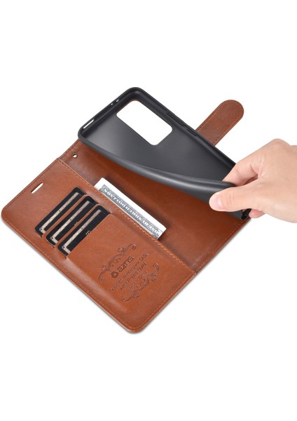 Xiaomi Redmi K50 Için Ultra 5G/12T 5g Cüzdan Telefon Kılıfı Şok Geçirmez Pu Deri Deri Kapak Stand-Brown ile Çizelge Anti Tele Kılıfı (Yurt Dışından) indirimleri