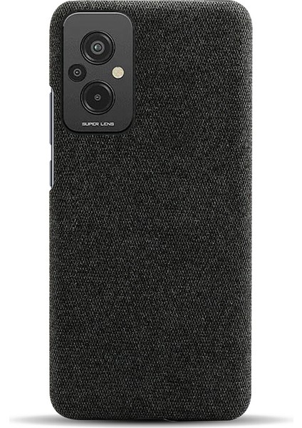 Xiaomi Redmi Için 11 Prime 4g Şok-Absorpsiyon Cep Telefon Kılıfı Kabuk Düz Renk Sert Pc+Bez Telefon Kapak Black (Yurt Dışından) modelleri