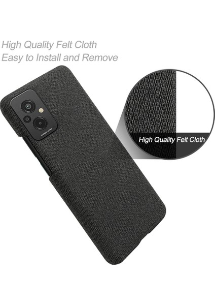 Xiaomi Redmi Için 11 Prime 4g Şok-Absorpsiyon Cep Telefon Kılıfı Kabuk Düz Renk Sert Pc+Bez Telefon Kapak Black (Yurt Dışından) fırsatları