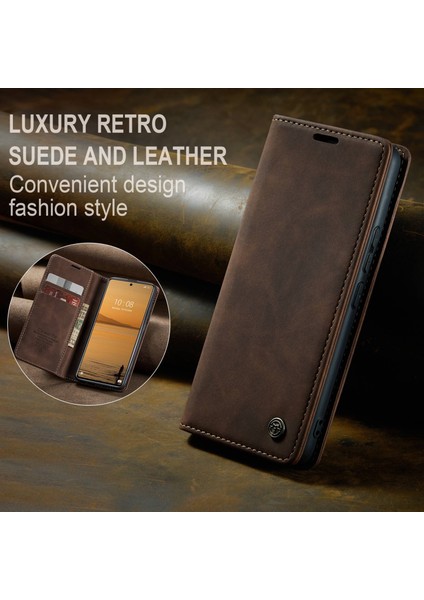 Xiaomi Için 12 Lite 5g Pu Deri Cüzdan Kılıfı Manyetik Otomatik Absorbed Stand Telefon Case-Coffee (Yurt Dışından) fırsatları