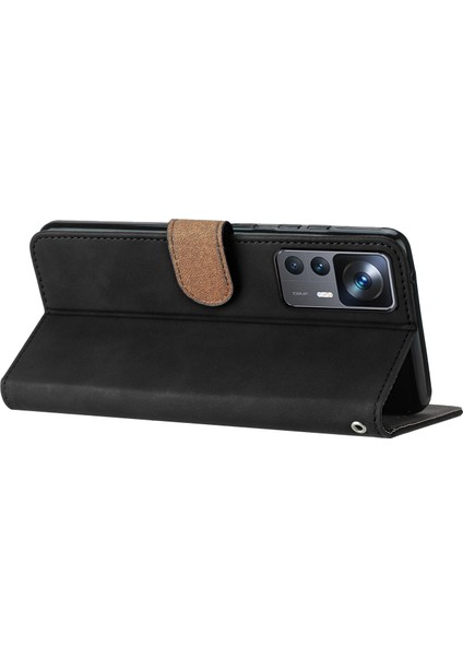 Xiaomi 12T Pro 5G/12T 5g/redmi K50 Ultra Telefon Kapağı Pu Deri Basılı Kelebek Cüzdan Stand Telefon Kılıfı Black (Yurt Dışından) indirimleri