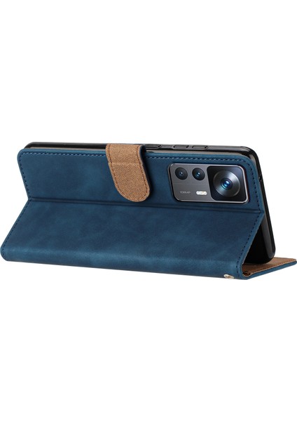 Xiaomi 12T Pro 5G/12T 5g/redmi K50 Ultra Telefon Kapağı Pu Deri Basılı Kelebek Cüzdan Stand Telefon Kılıfı Mavisi (Yurt Dışından) indirimleri