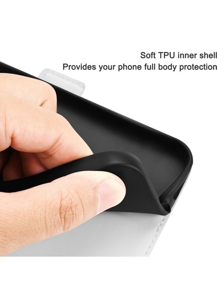 Xiaomi Poco X4 Pro 5g Için Katlanabilir Stand Deri Telefon Kılıfı, Şeker Renkli Litchi Doku Cüzdan Flip Kapak Morası (Yurt Dışından)