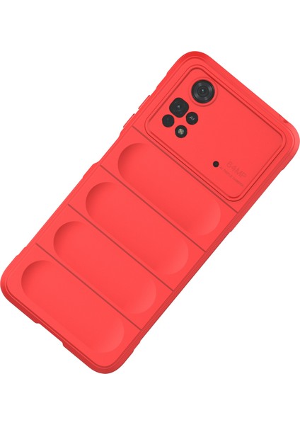 Xiaomi Poco M4 Pro 4g Damla Geçirmez Tpu Telefon Kapağı Kayma Önleme Karşıtı Sağlam Arka Kasa-Kırmızısı (Yurt Dışından) modelleri