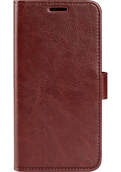 Xiaomi Için Poco F4 5g/redmi K40S 5g Şok Geçirmez Folio Flip Telefon Kılıfı Pu Deride Dirençli Çılgın At Doku Cüzdan Iyi Koruma Kapak Kahverengi (Yurt Dışından) indirimleri