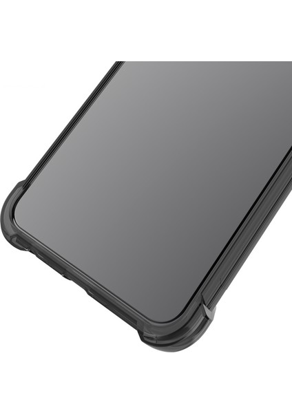 Xiaomi 12T Pro 5g Yumuşak Tpu Net Şok Geçirmez Kapak Dört Köşe Hava Yastığı Anti-Drop Case-Transparent Siyah (Yurt Dışından)