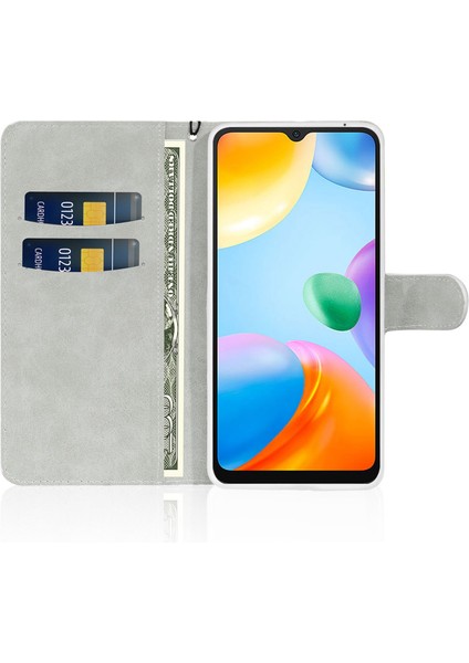 Xiaomi Redmi Için 10C Glitter Pu Deri Telefon Kılıfı Stand Manyetik Kapatma Bling El Strap-Gold ile El Strap-Gold ile Şok Geçirmez Flip Kapak (Yurt Dışından) fiyatları