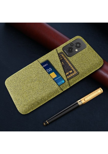 Xiaomi Redmi Için 11 Prime 4g Bez Doku Çift Kart Yuvaları Telefon Kılıf Anti-Çizik Sabit Pc Koruyucu Down-Sarı (Yurt Dışından)