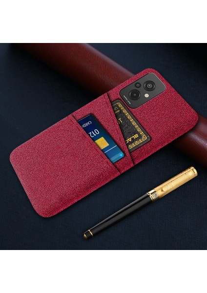 Xiaomi Redmi Için 11 Prime 4g Bez Doku Çift Kart Yuvaları Telefon Kılıf Anti-Çizik Sabit Pc Koruyucu Kapak-Kırmızı (Yurt Dışından) indirimleri