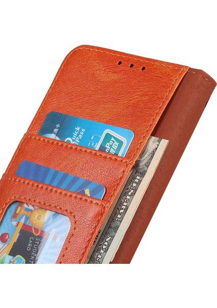 Xiaomi Için Poco M4 5g/m5 5g Tam Koruma Bölünmüş Deri Telefon Kılıfı Nappa Doku Doku Stand Cüzdan Anti-Çizelge Telefon Kapak-Turun (Yurt Dışından) fırsatları