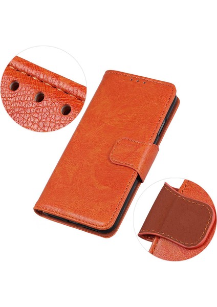 Xiaomi Için Poco M4 5g/m5 5g Tam Koruma Bölünmüş Deri Telefon Kılıfı Nappa Doku Doku Stand Cüzdan Anti-Çizelge Telefon Kapak-Turun (Yurt Dışından) indirimleri