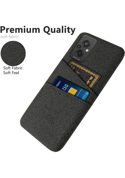 Xiaomi Redmi Için 11 Prime 4g Bez Doku Çift Kart Yuvaları Telefon Kılıf Anti-Çizik Sabit Pc Koruyucu Kapak Black (Yurt Dışından) modelleri