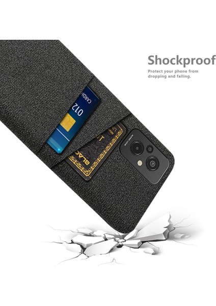 Xiaomi Redmi Için 11 Prime 4g Bez Doku Çift Kart Yuvaları Telefon Kılıf Anti-Çizik Sabit Pc Koruyucu Kapak Black (Yurt Dışından) fırsatları