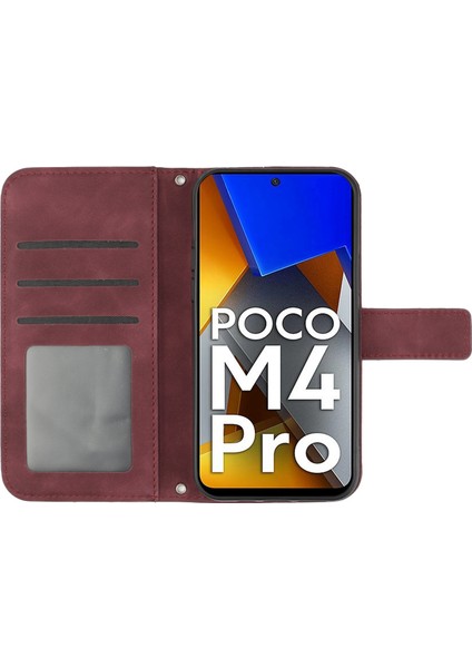 Xiaomi Için Poco M4 Pro 4g HT04 HT04 Scratch-Proof Pu Deri Ayçiçeği Baskılı Cüzdan Özelliği Stand Standı Kılıf Cilt Dokun (Yurt Dışından) indirimleri