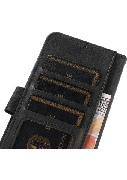 Xiaomi Redmi Için 10C Anti-Çizelge Telefon Kabuk Çantası Ince Dokulu Pu Deri Cüzdan Koruyucu Telefon Kapak Black (Yurt Dışından) fiyatları