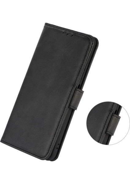 Xiaomi Redmi Için 10C Anti-Çizelge Telefon Kabuk Çantası Ince Dokulu Pu Deri Cüzdan Koruyucu Telefon Kapak Black (Yurt Dışından) modelleri