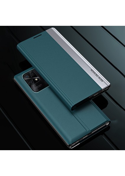 Xiaomi Redmi Için 10C Elektrapılaştırma Pu Deri Telefon Kılıfı Anti-Çizelge Standı Kapak-Sarı (Yurt Dışından) fiyatları