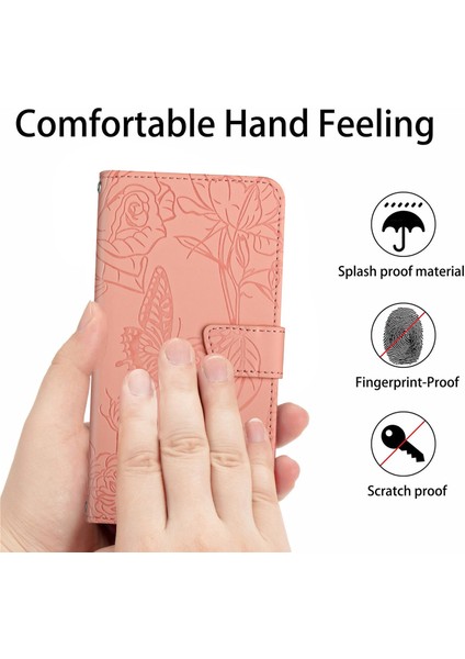 Xiaomi Için Poco F4 5g/redmi K40S 5g Kelebek Çiçekleri Baskılı Deri Kılıf Stand Cilt Touch Hissed Hissetme Anti-Çizgiye Duygu Kova (Yurt Dışından) indirimleri