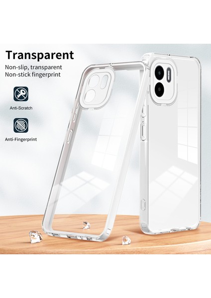 Xiaomi Redmi A1 4g/a2 4g Için Çizik Geçirmez Kapak 3'ü 3'ü Açık Tpu Arka Plaka+Pc Kamera Koruma Yüzüğü Telefon Geri Kılıf Beyaz (Yurt Dışından) indirimleri